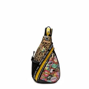 Nicole Lee Leopard and Multicolor Backpack
